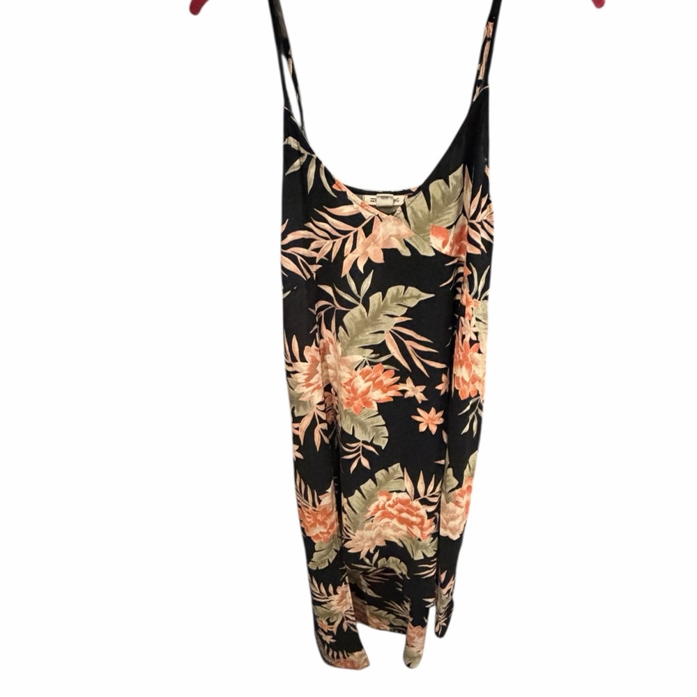 Billabong Black and Orange Floral Dress Medium pre loved - Picture 12 of 12